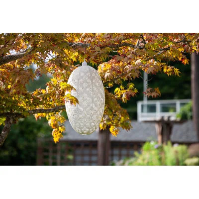 Stella Nova Geo Palm Pod - White | Wayfair North America