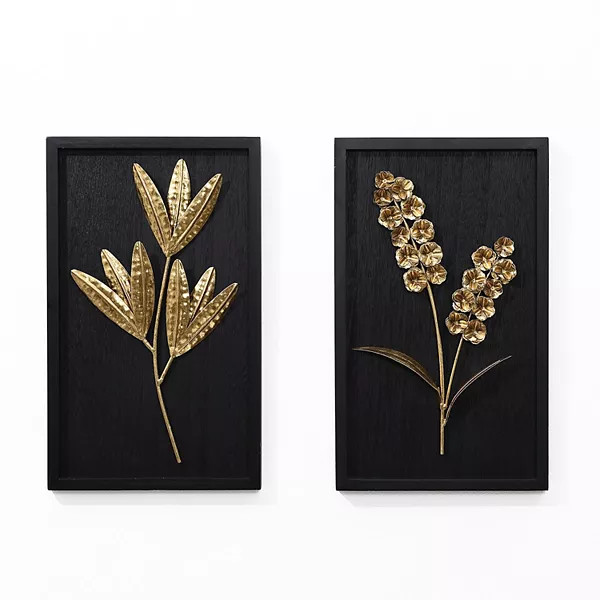 KAUFLY 3Pc Boho Abstract Wall Art - Wooden Geometric Mid-Century Decor | Kohl's