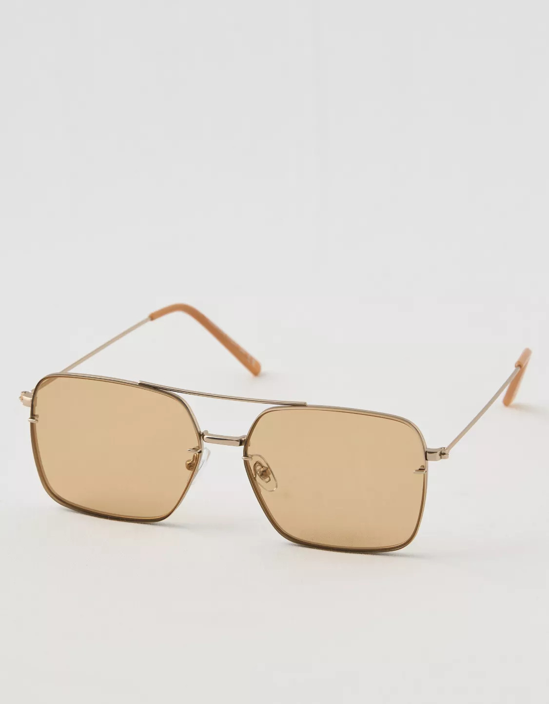 Aerie Rimless Metal Square Sunglasses | Aerie