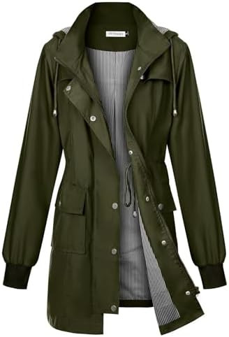 PITINAN Rain Jackets For Women Waterproof Rain Coats with Hood Lightweight Windbreaker Outdoor Wo... | Amazon (US)