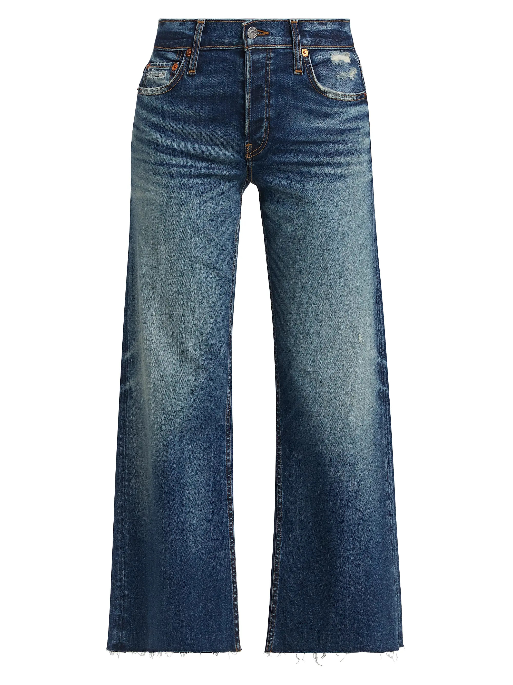 Mid-Rise Wide-Leg Jeans | Saks Fifth Avenue