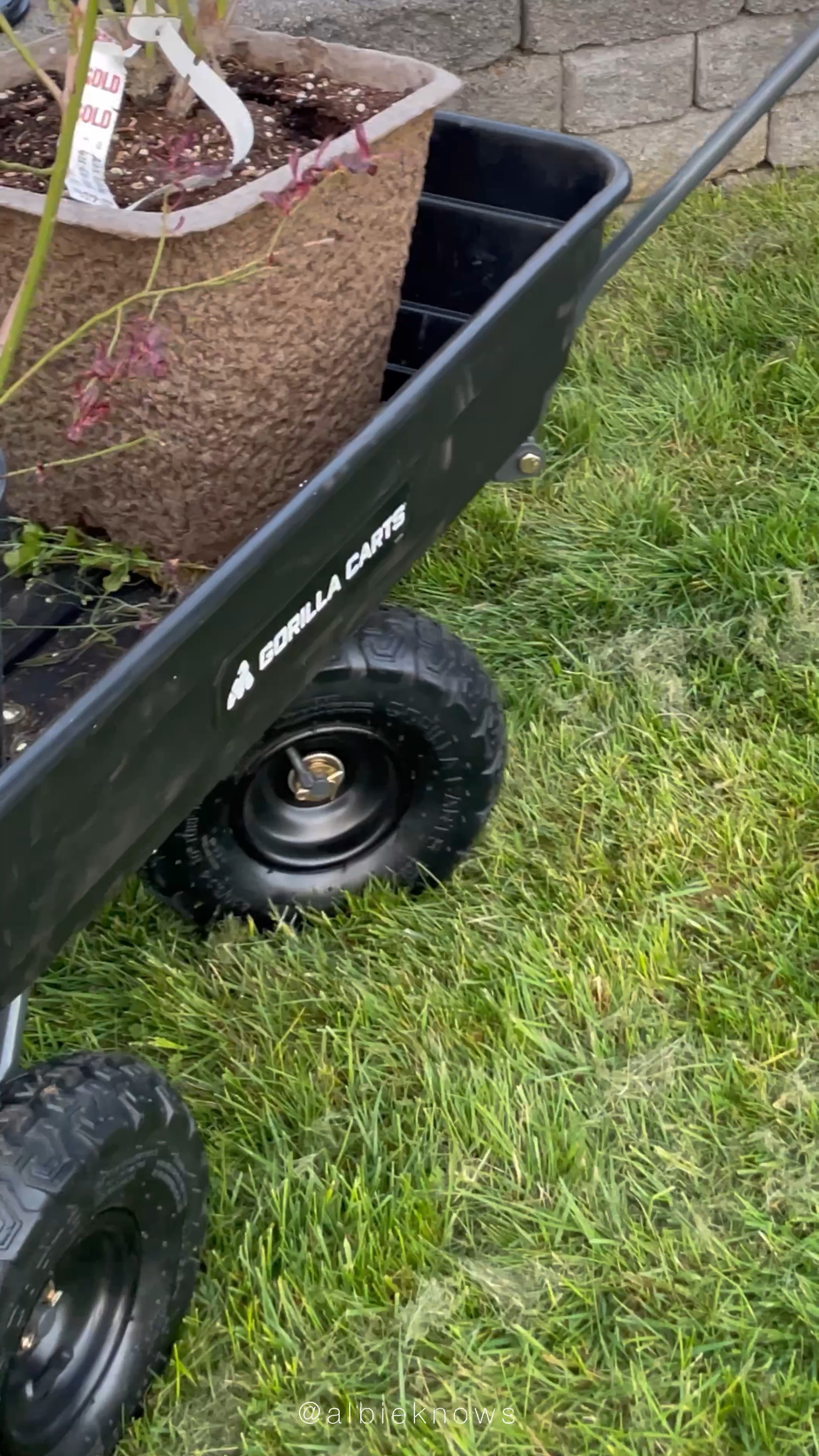 #GardeningSeason means putting the gorilla cart to work in the yard 

#LTKhome #LTKsalealert #LTKSeasonal