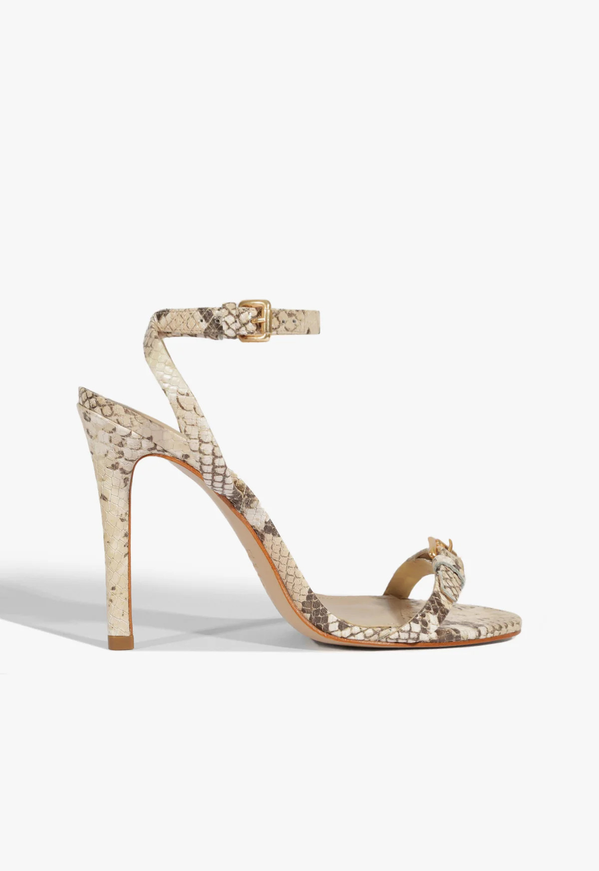 Aurora Stiletto Sandal | Animal Print | Leather | Schutz (US)