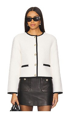 ANINE BING Logan Jacket in Ivory from Revolve.com | Revolve Clothing (Global)