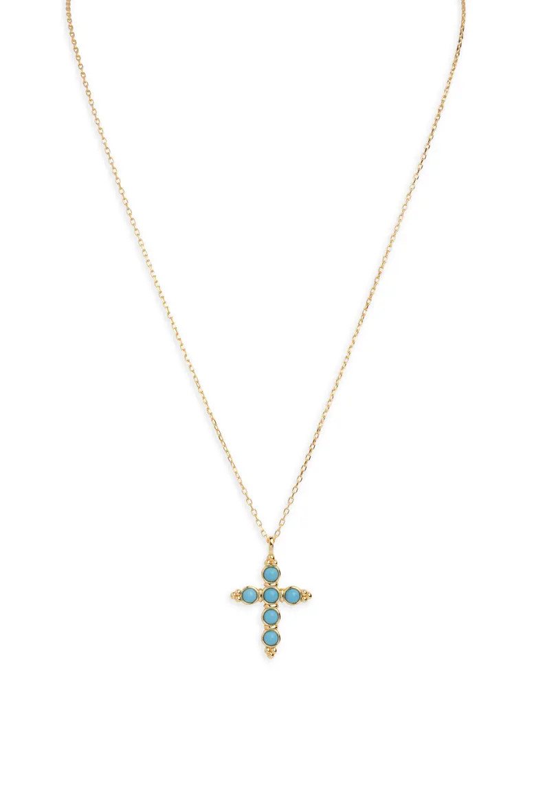 Turquoise Cross Pendant Necklace (Women) | Nordstrom | Nordstrom