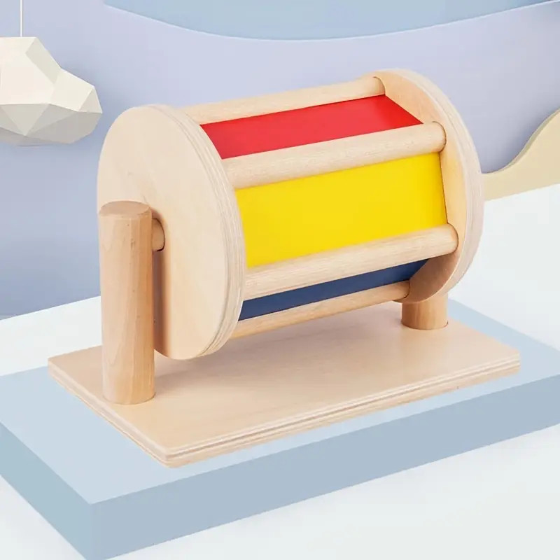 Textile Drum Montessori Rotating Drum Baby Toy Infant - Temu | Temu Affiliate Program