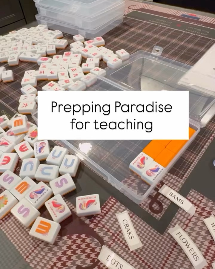 Amazon finds  for Mahjong teachers