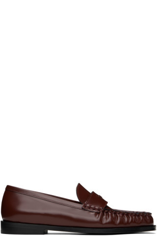 Burgundy Loulou Loafers | SSENSE