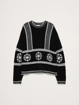 Fair Isle Crew-Neck Sweater | Banana Republic (US)
