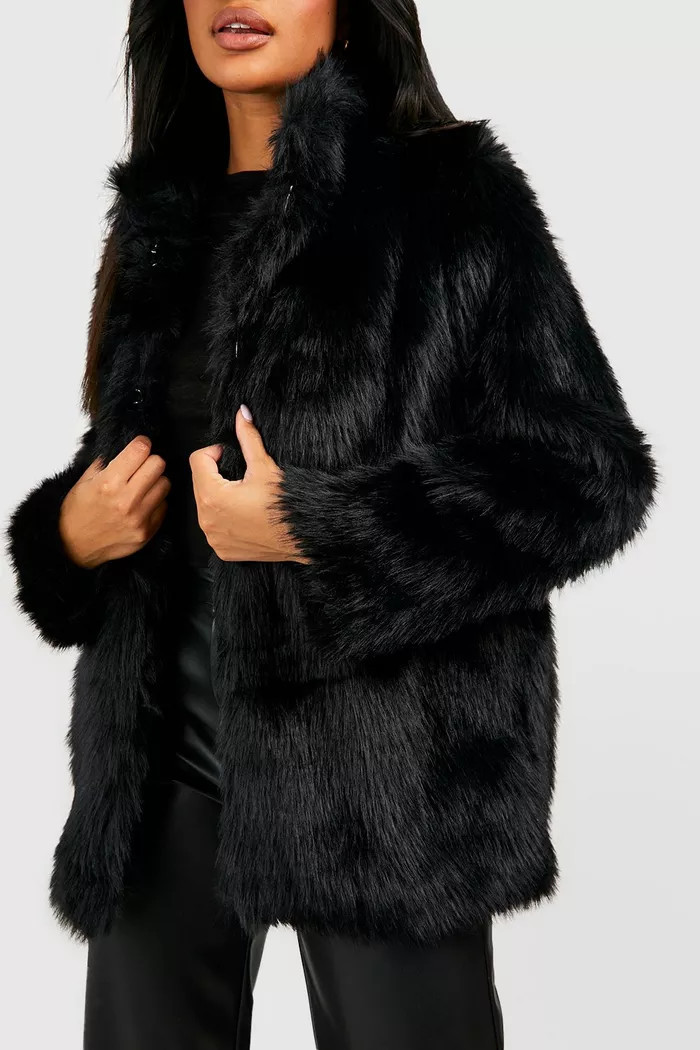 Luxe Faux Fur Coat | Boohoo.com (UK & IE)