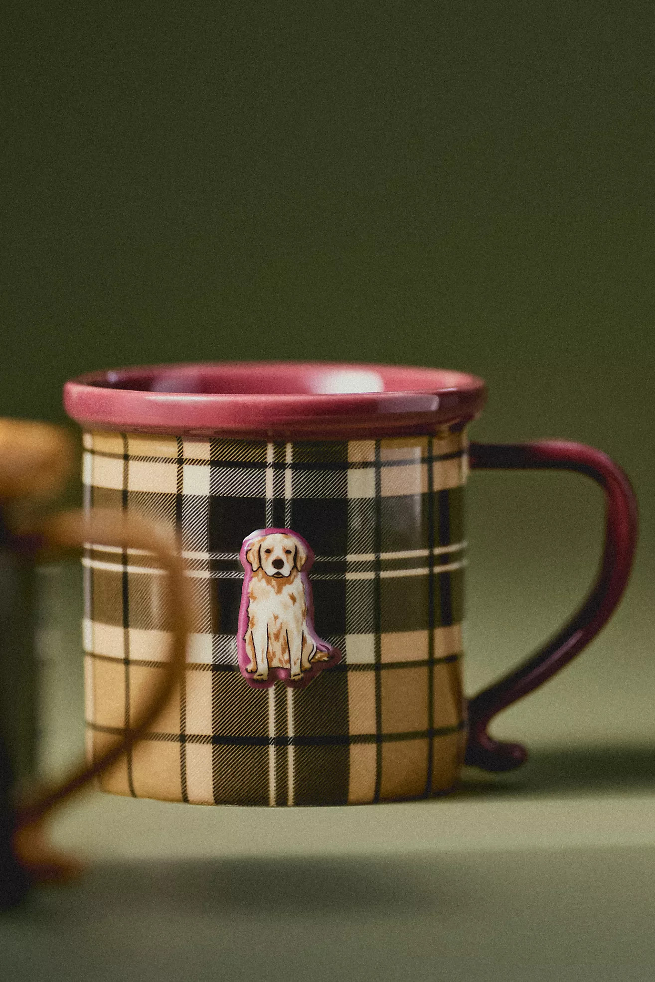 Barbour x Anthropologie Stoneware Dog Mug | Anthropologie (US)