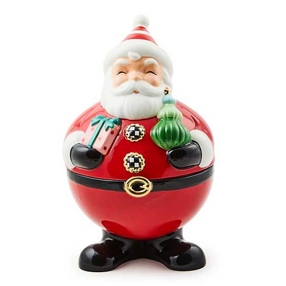 Granny Kitsch Santa Cookie Jar | MacKenzie-Childs