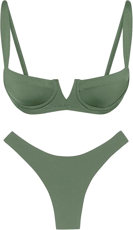 Narecte Womens Swimsuits for Women,Triangle Sexy Bikini Sets for Women,Two Piece Swimsuit Women,2... | Amazon (US)