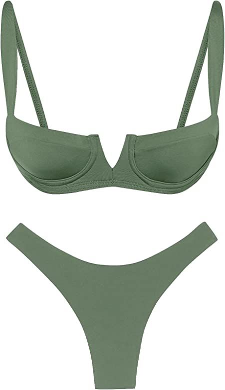 Narecte Womens Swimsuits for Women,Triangle Sexy Bikini Sets for Women,Two Piece Swimsuit Women,2... | Amazon (US)
