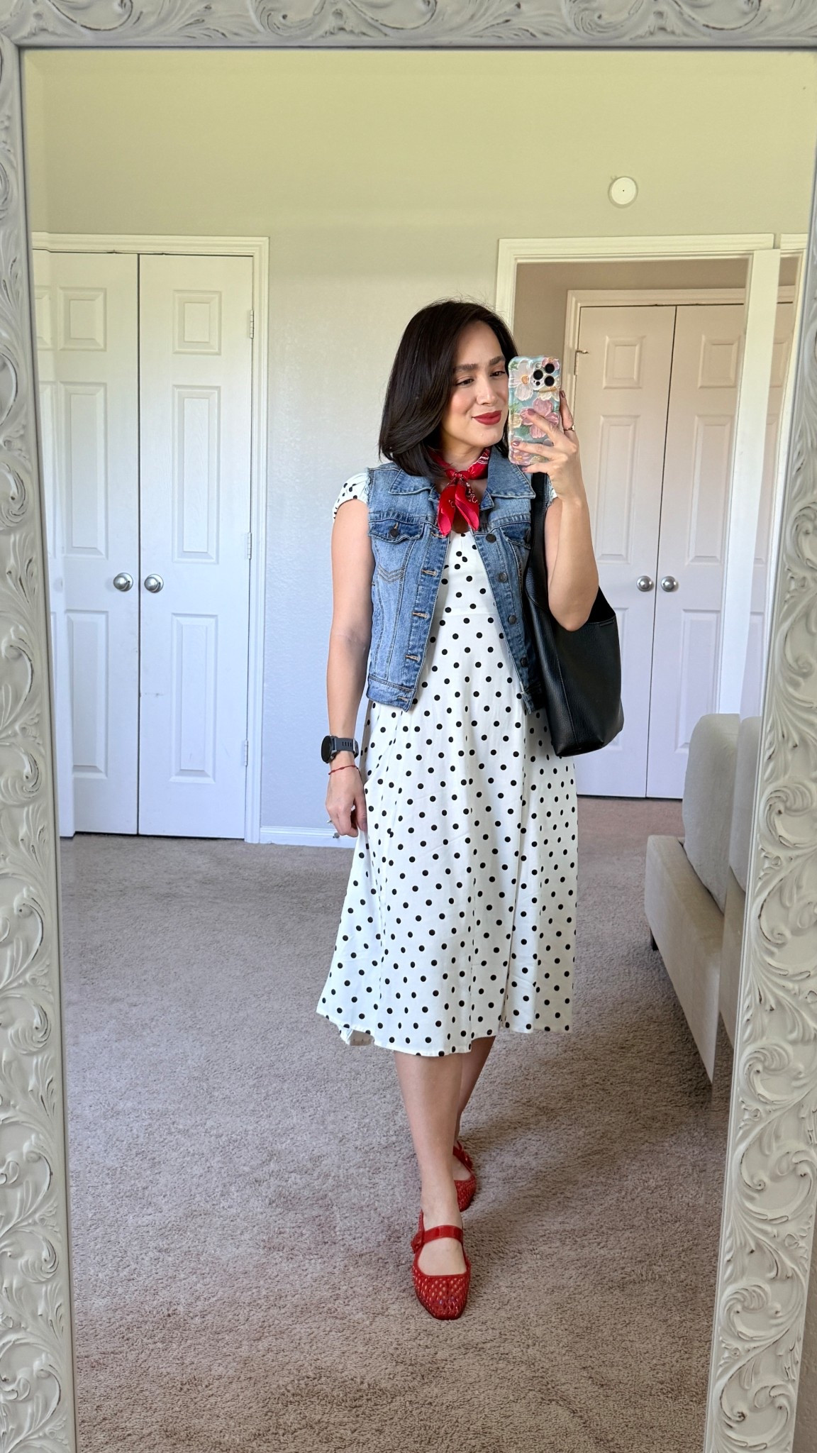 Church outfit/mothers day dress. 
Polka dot dress for old navy is 🤌🏼

Wearing a size small 
Shoes size down 


#LTKMothersDay #LTKPetite #LTKootd