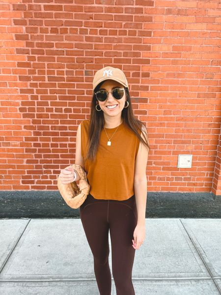 Lululemon all yours cropped tank in butternut brown (size 6) with French press leggings (size 4)



#LTKfindsunder100 #LTKstyletip #LTKfitness