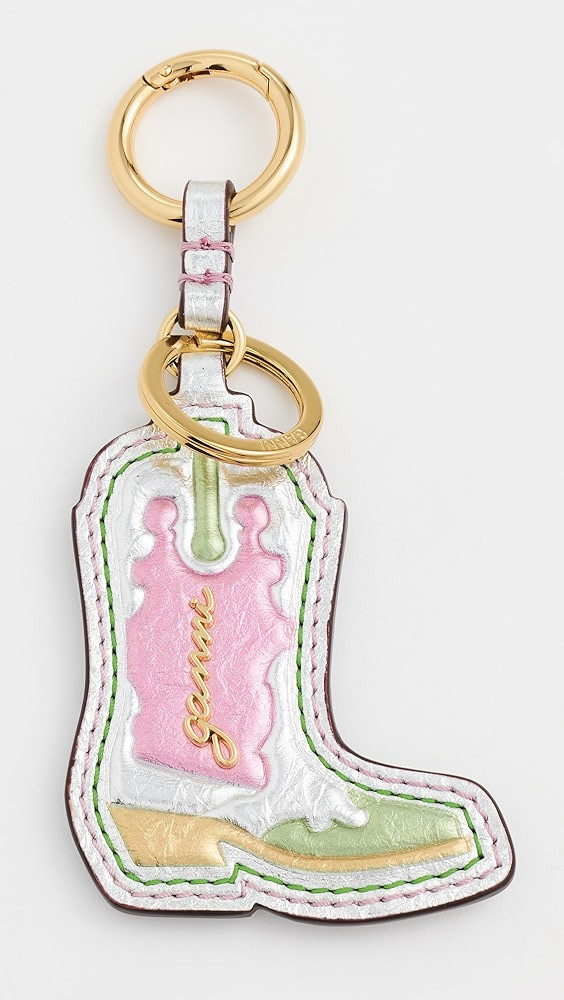 Western Boot Key Ring Metallic | Shopbop