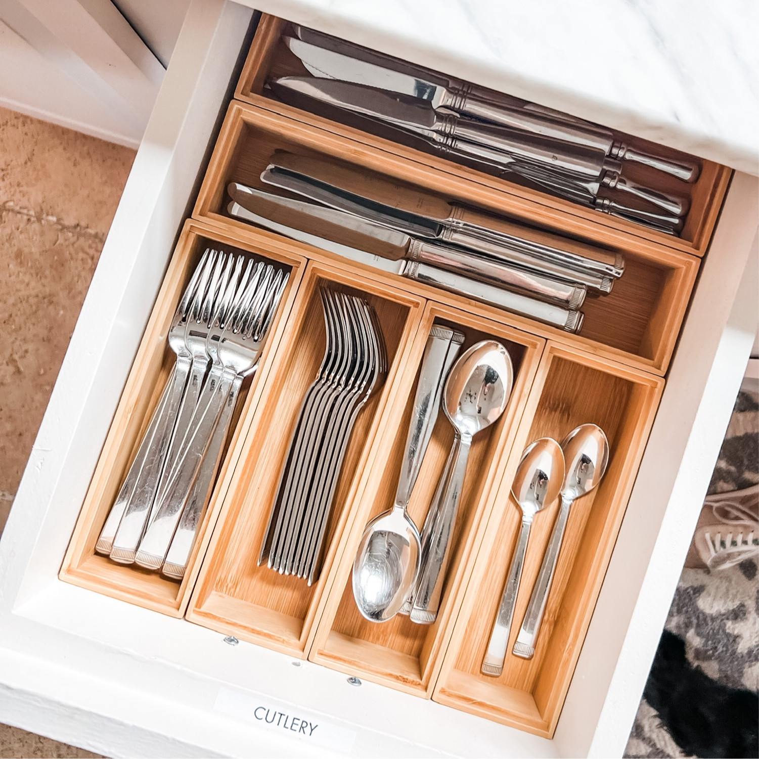 these drawer organizers are perfect for giving that built-in look while still providing the flexibility to make changes should your needs change!🤩🙌🏻

#LTKhome #LTKfamily