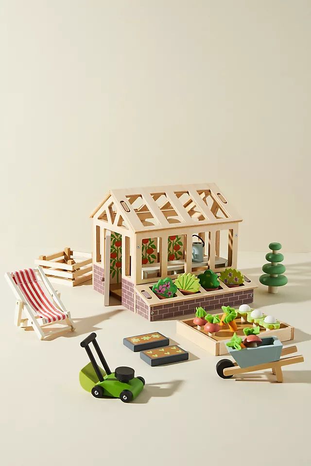 Greenhouse and Garden Toy Set | Anthropologie (US)