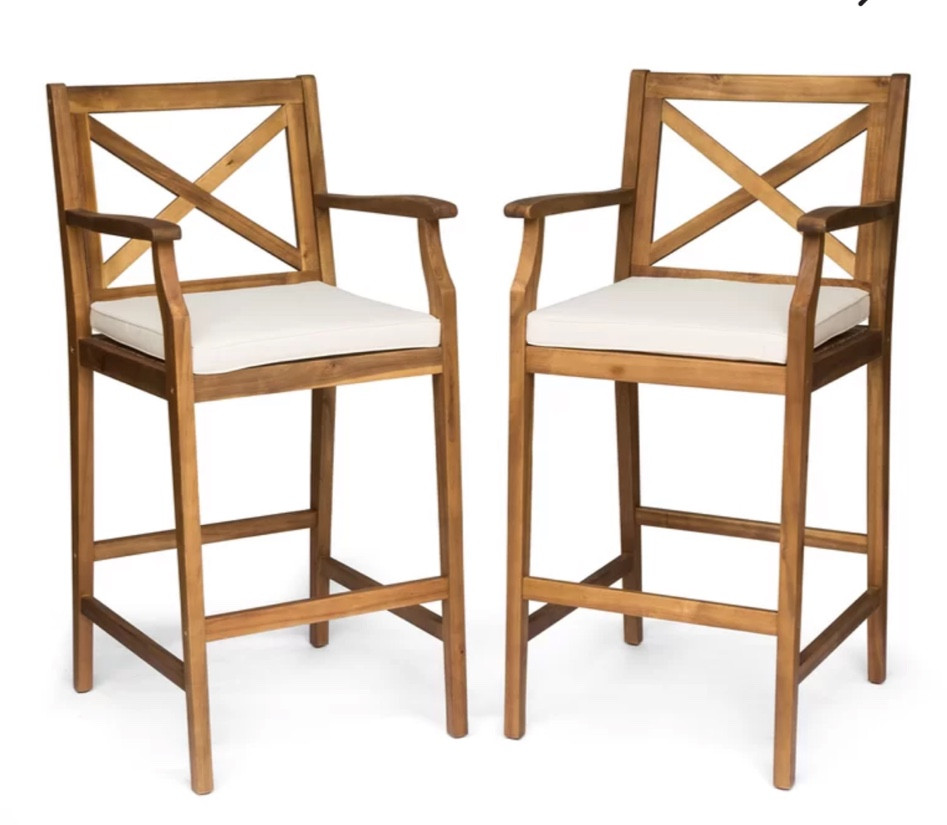 Patio barstools we ❤️ #patiobarstools #patiofurniture #outdoorbarstools #outdoorbar #patiostyle #outdoorliving #wayfairsale #wayfairpatio #outdoordecor #barstools 

#LTKFind #LTKstyletip #LTKhome