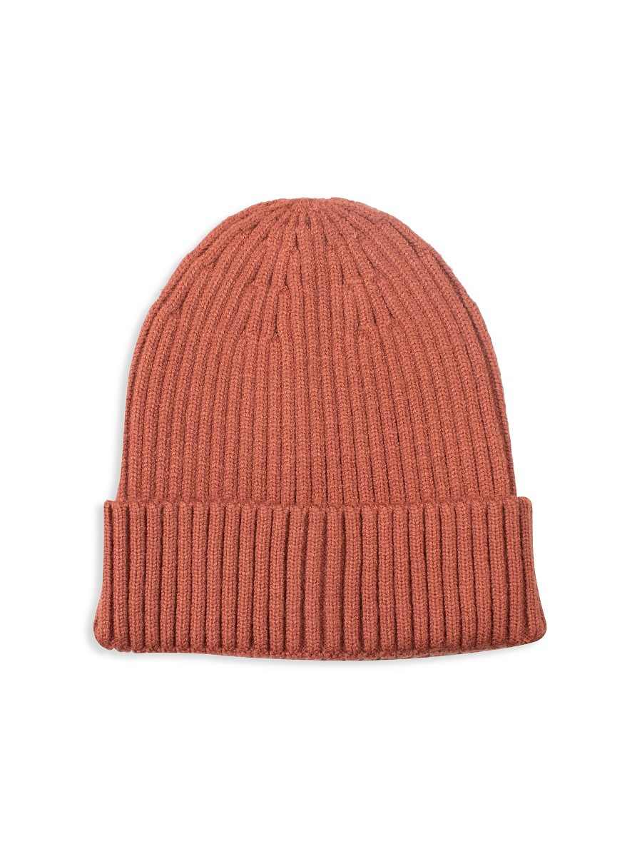 Julie & Judah Kid's Ribbed Beanie - Rust - Size L/XL | Saks Fifth Avenue OFF 5TH