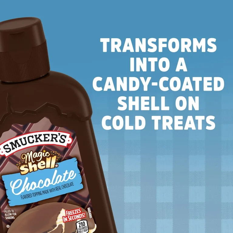 Smucker's Magic Shell Chocolate Flavored Topping, 7.25 Ounces | Walmart (US)