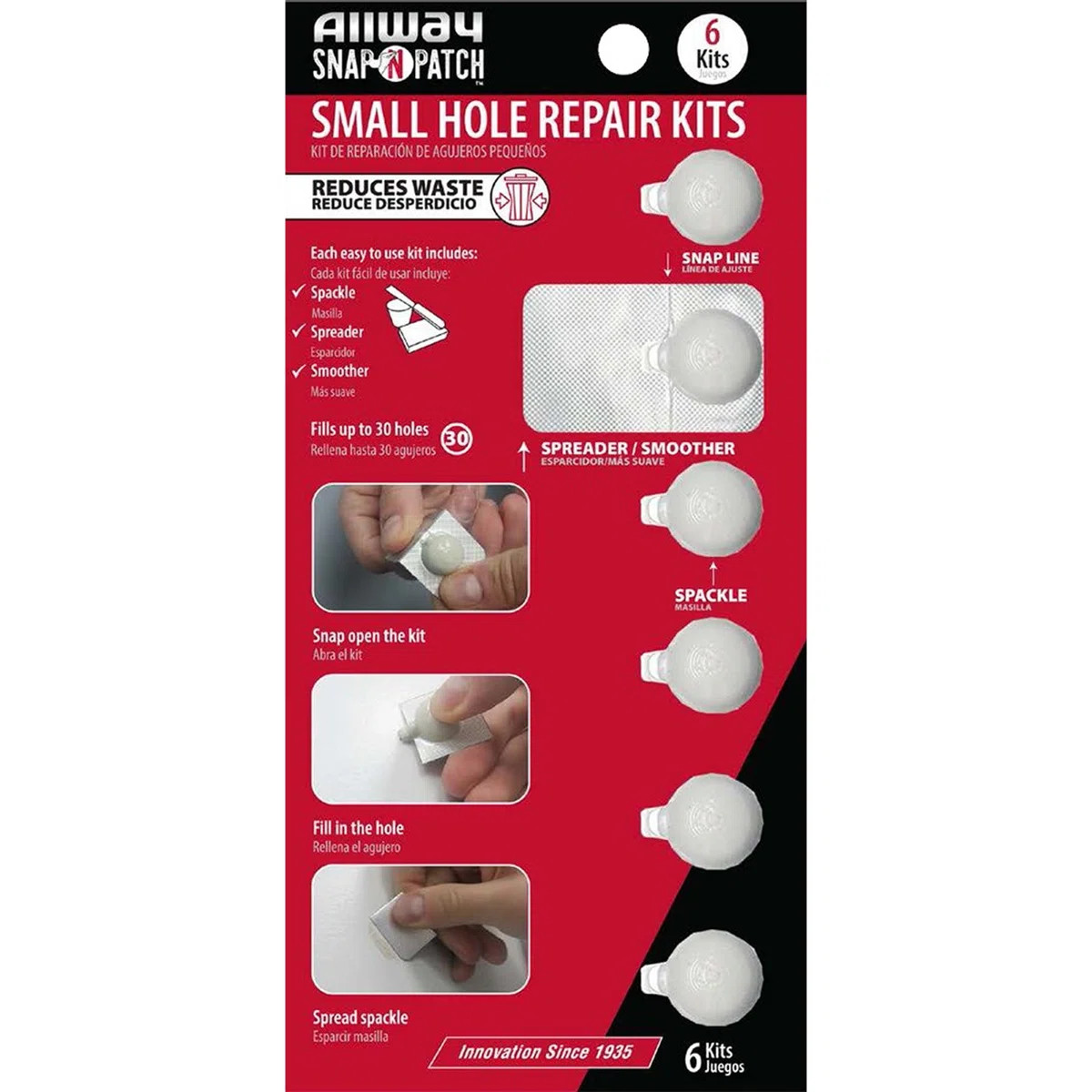 Allway SNP6 Small Hole Repair Kit-1PK | Wayfair North America