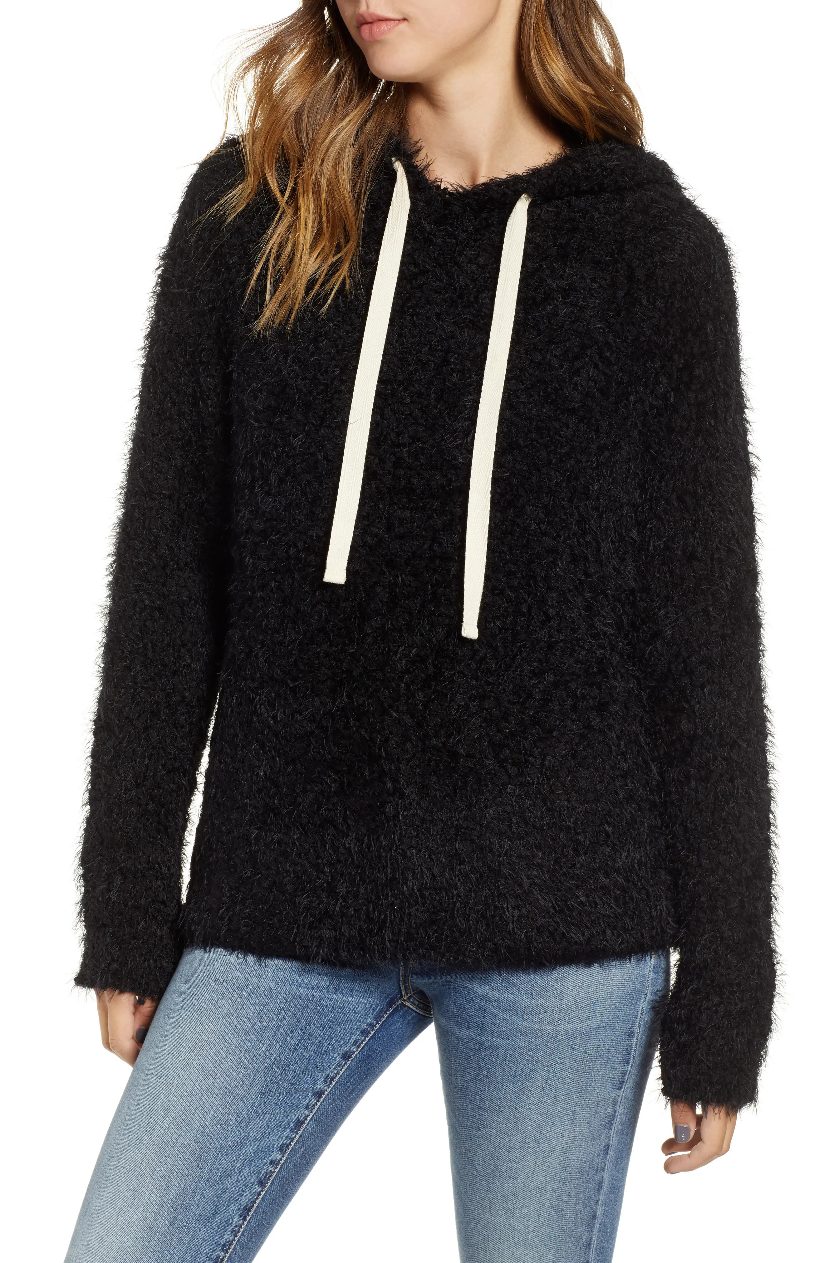 BP. Eyelash Knit Hoodie | Nordstrom