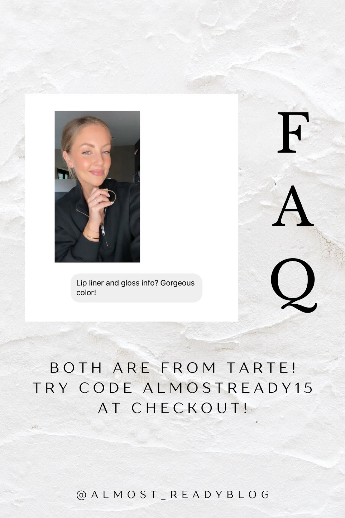 My lip liner and gloss come together in a duo! Shade Hollie 💗 Try code ALMOSTREADY15 at checkout! 

#LTKsalealert #LTKGiftGuide #LTKfindsunder50