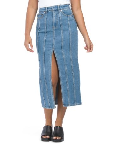 Denim Bustier And Skirt Collection | TJ Maxx