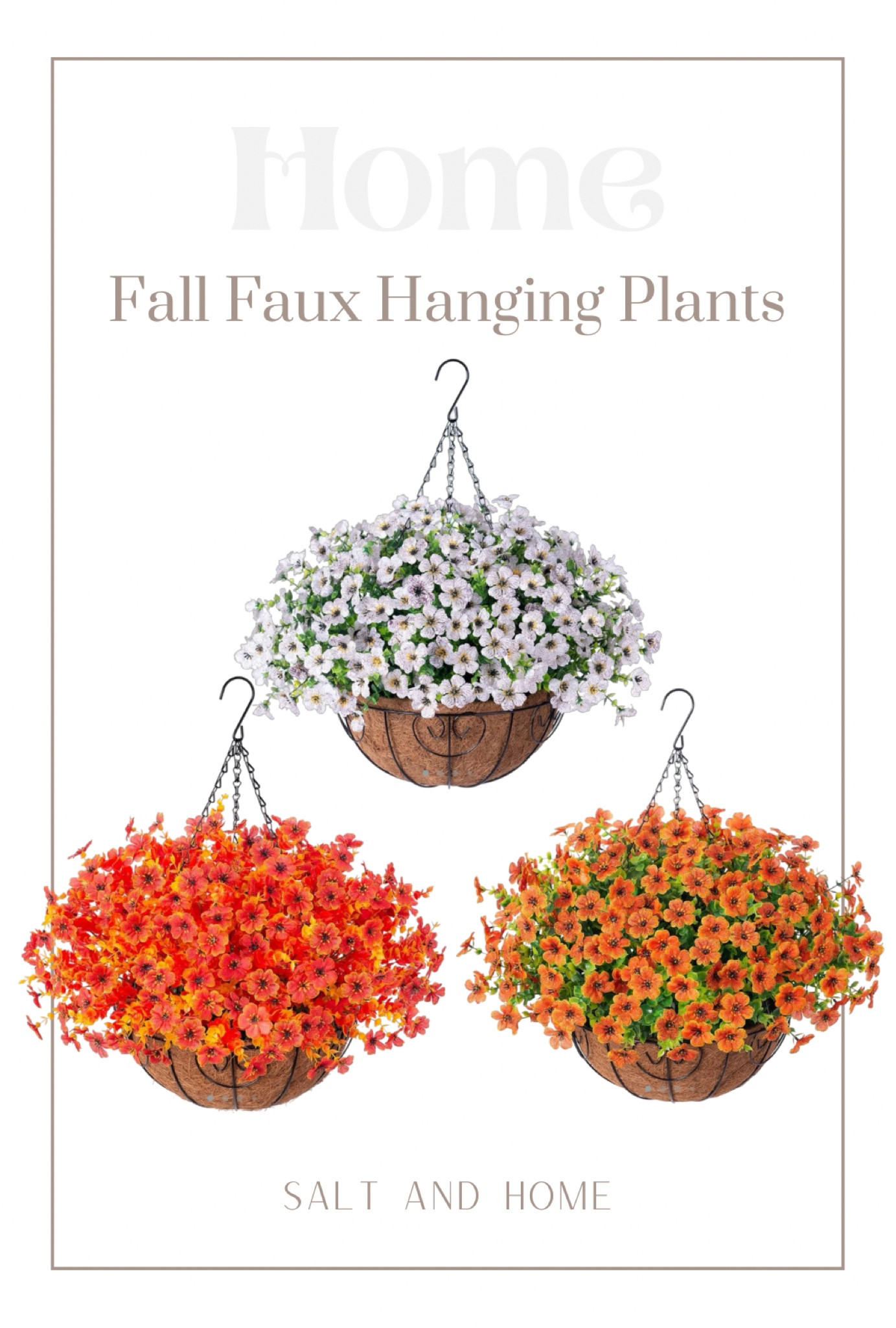 Faux hanging plants! Perfect for your fall porch decor!

#LTKSeasonal #LTKHome