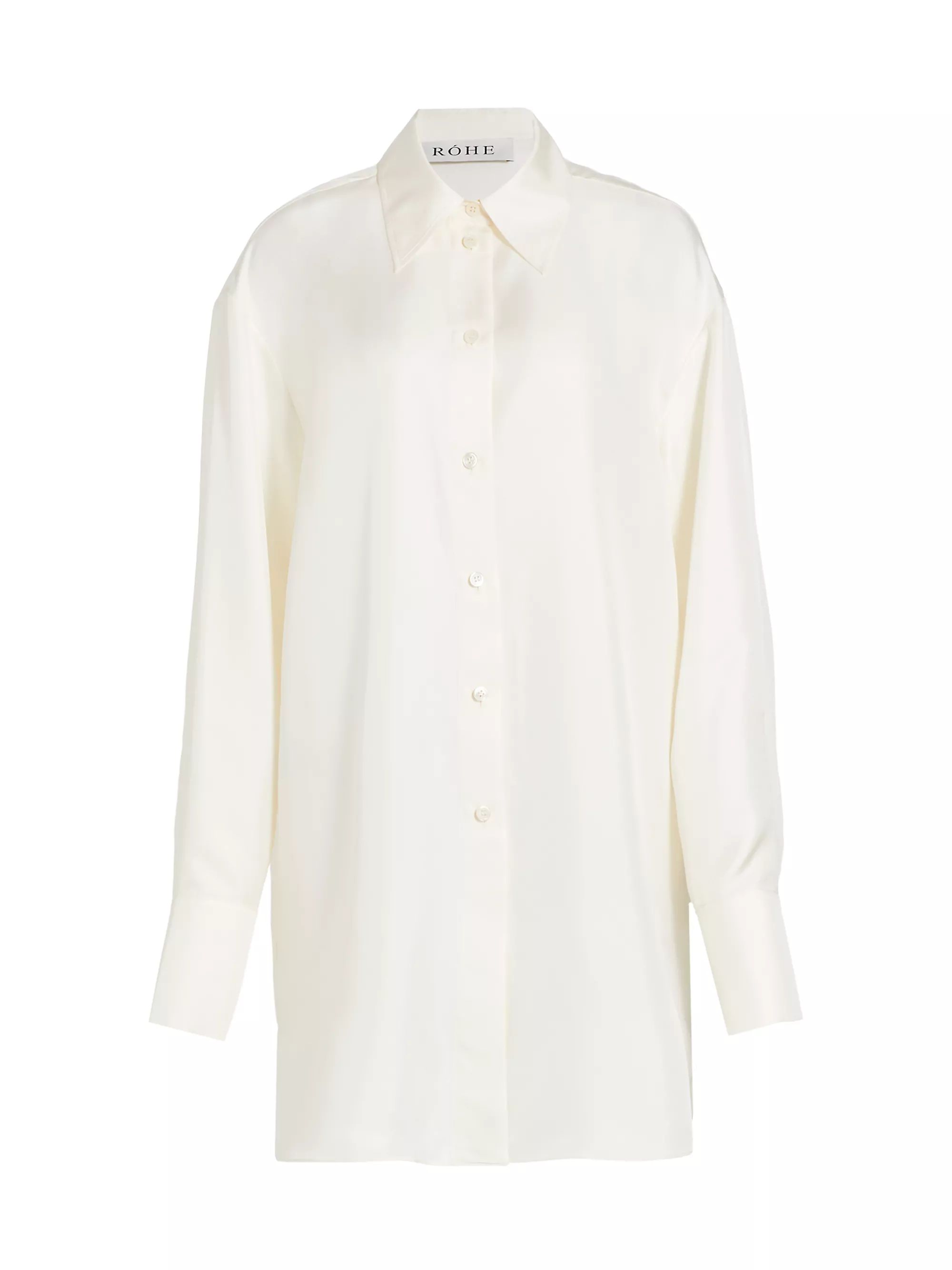 Oversized Silk Shirt | Saks Fifth Avenue