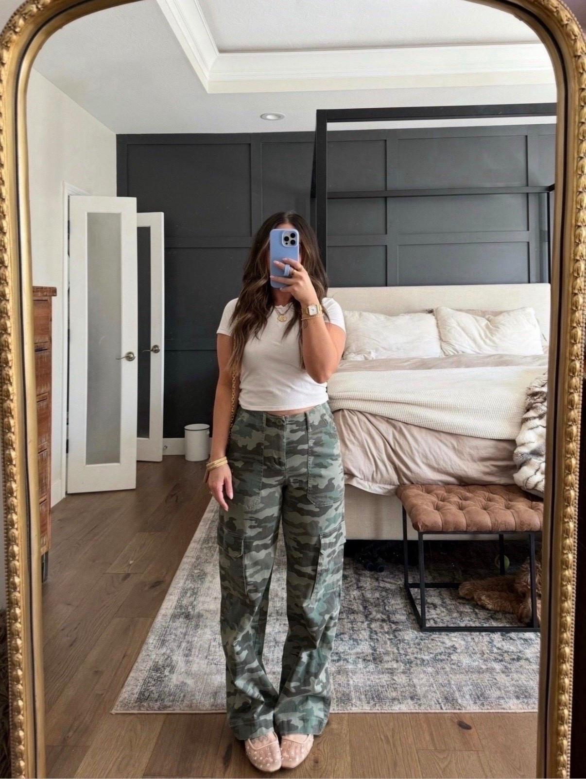 Camo pants and a basic tee 🤍

#LTKgrwm #LTKootd #LTKSeasonal
