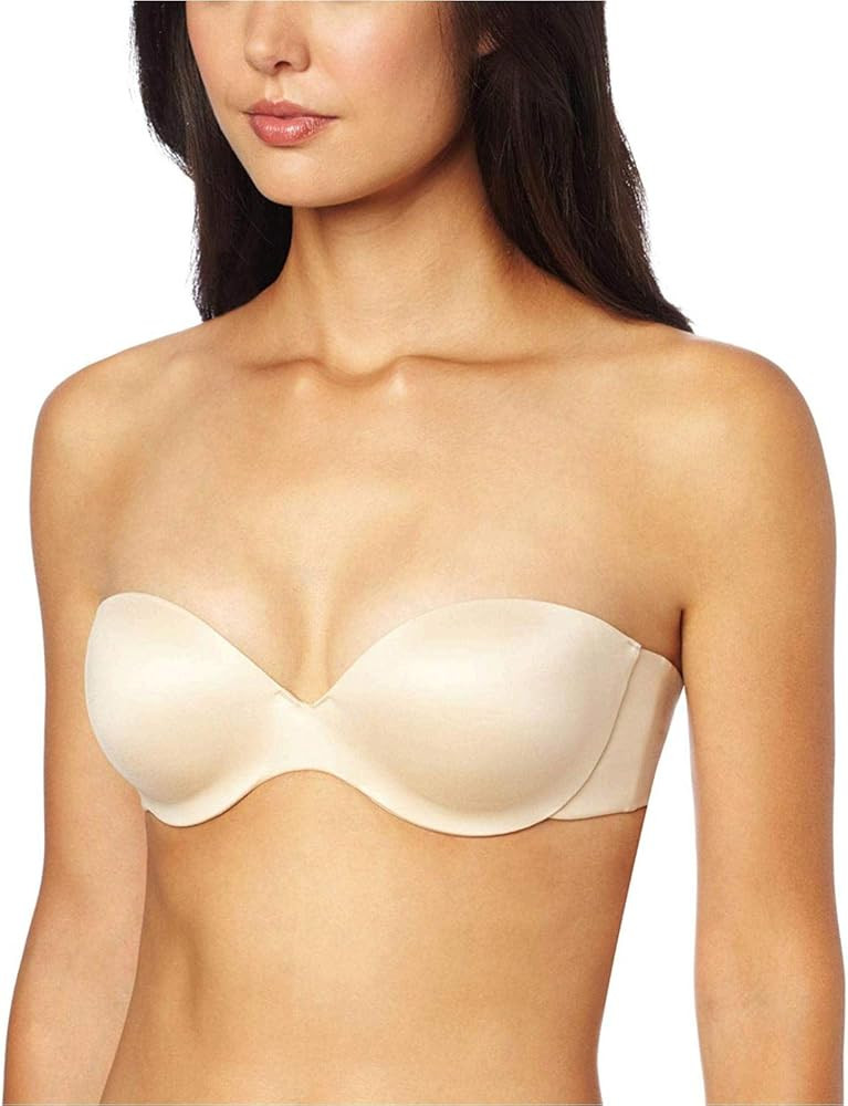Maidenform Women's Custom Lift Strapless Bra, Latte,32A US | Amazon (US)