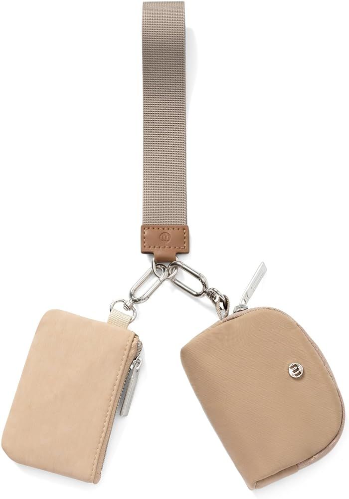 Mum's Memory Mini Zip Around Wristlet keychain Wallet for Women Dual Pouch Wristlet Portable wall... | Amazon (US)