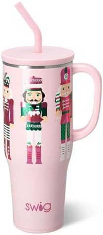 Swig Life 40oz Mega Mug, 40oz Tumbler with Handle and Straw, Extra Large Insulated Tumblers, Cup ... | Amazon (US)