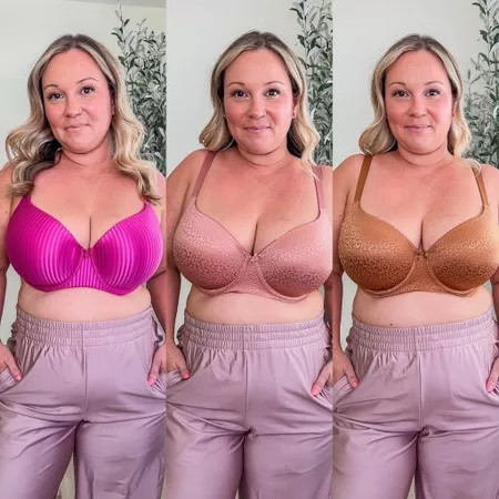 Victoria’s Secret lightly lined Demi bra! I find this runs tts for me! 

I’m a 38DDD

The light pink leopard print isn't available — linking a new color🥰



Summer outfits, victoria's secret, lingerie, bras, everyday, comfort, mid size, petite, shelli enright, stylenright 

 #LTKgrwm #LTKootd