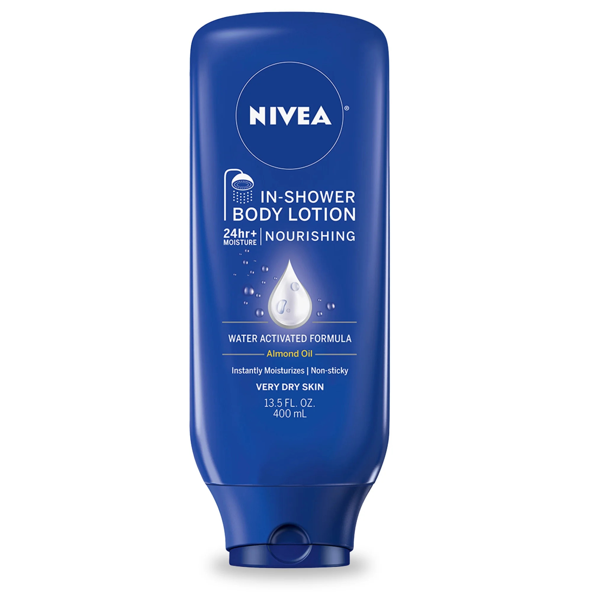NIVEA Nourishing In Shower Lotion for Very Dry Skin, 24-Hour Body Moisturizer, 13.5 fl oz - Walma... | Walmart (US)