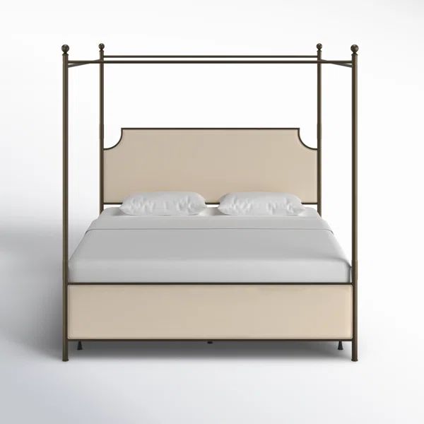 Aasif Upholstered Metal Canopy Bed | Wayfair North America