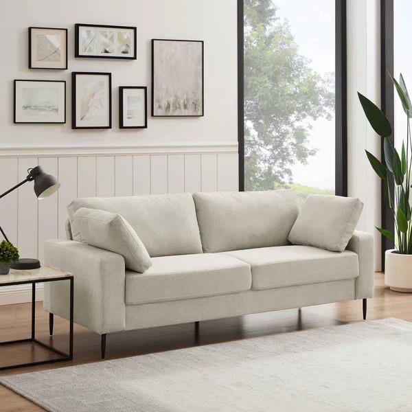 Jeses MINIMORE Modern Style Etta 84.3" Mid-Century Modern Design Sofa | Wayfair North America