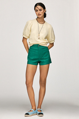 The Colette Magic Fabric Shorts by Maeve | Anthropologie (US)