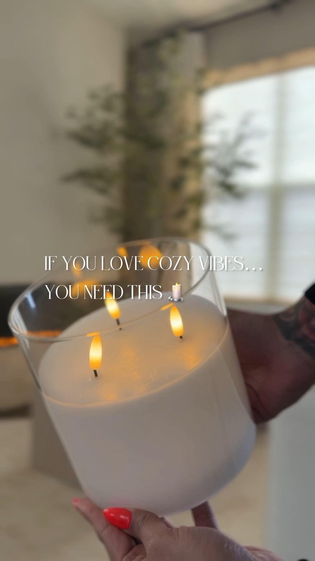 if you love cozy vibes… you need this 🕯️✨  

this faux candle gives the softest, warm glow without the mess, smoke, or worry…just instant ambiance anytime.  

perfect for slow mornings, rainy days, and winding down at night 🤍  

#cozyvibes #homedecor #ambientlighting #cozyhome #amazonfinds #luxehome #softlighting #homeinspo

#LTKHome