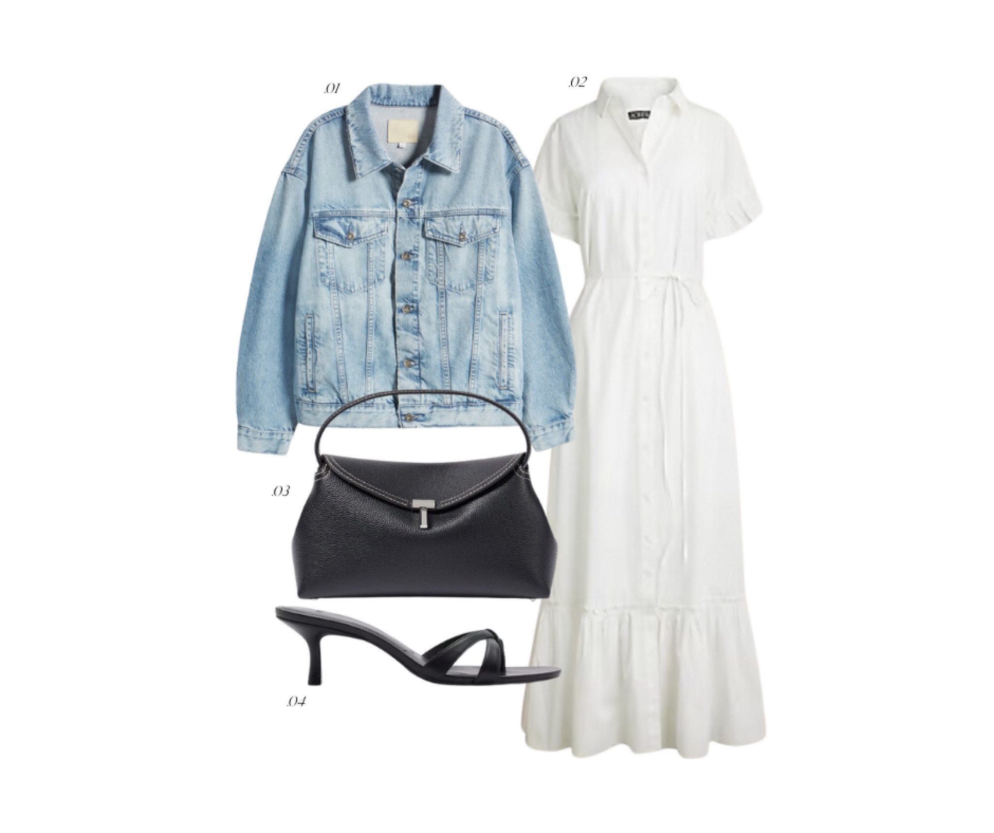 Denim Jacket // Fall Finds // White Maxi Dress // Transitional Fall 

#LTKStyleTip #LTKShoeCrush