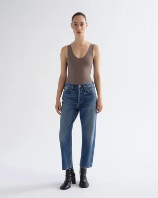 90's Crop Mid Rise Straight in Bounty | AGOLDE