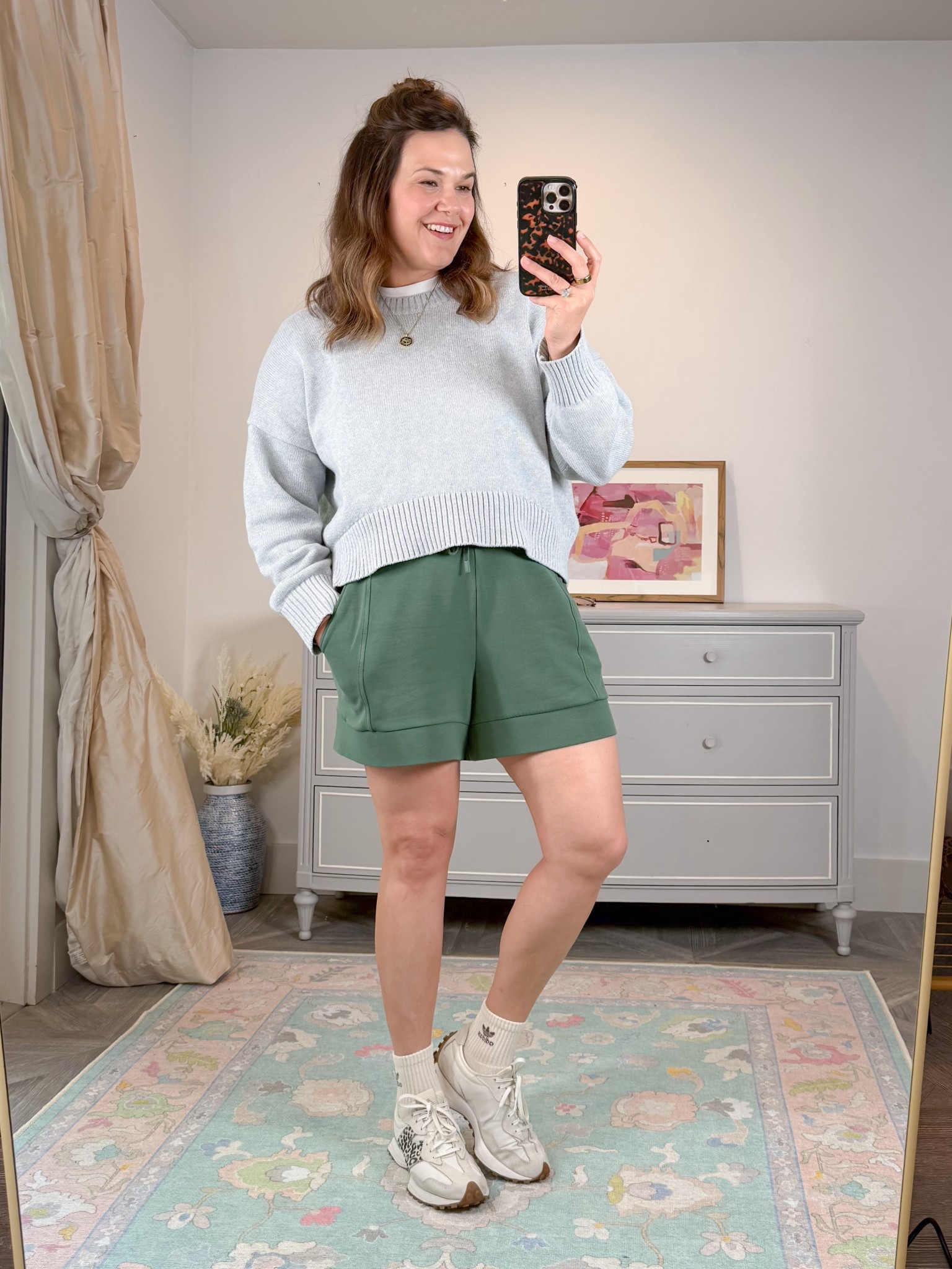 Ootd featuring my favorite cotton sweater from Quince. Wearing a size large here. 



Spring outfits, midsize outfit ideas, size 10 style, size 10 outfit ideas, spring style, spring style finds, cotton sweater, Quince favorites. 

#LTKMidsize #LTKOver40 #LTKmomlife