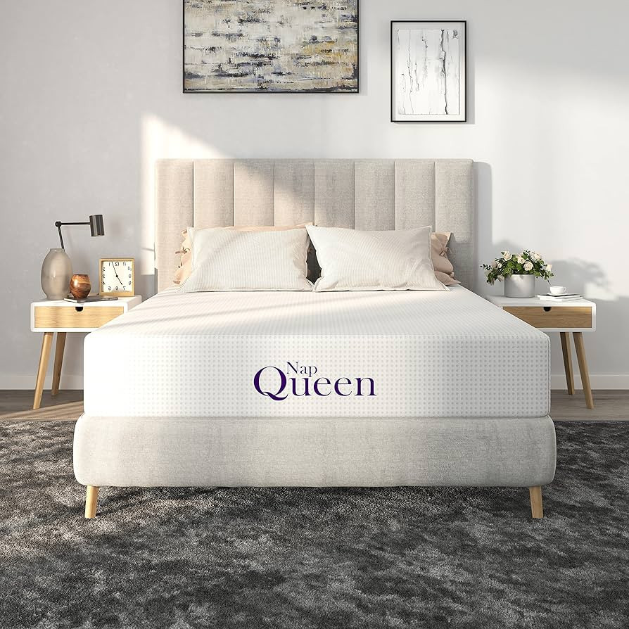 NapQueen 8 Inch Full Size Mattress, Bamboo Charcoal Memory Foam Mattress, Bed in a Box | Amazon (US)