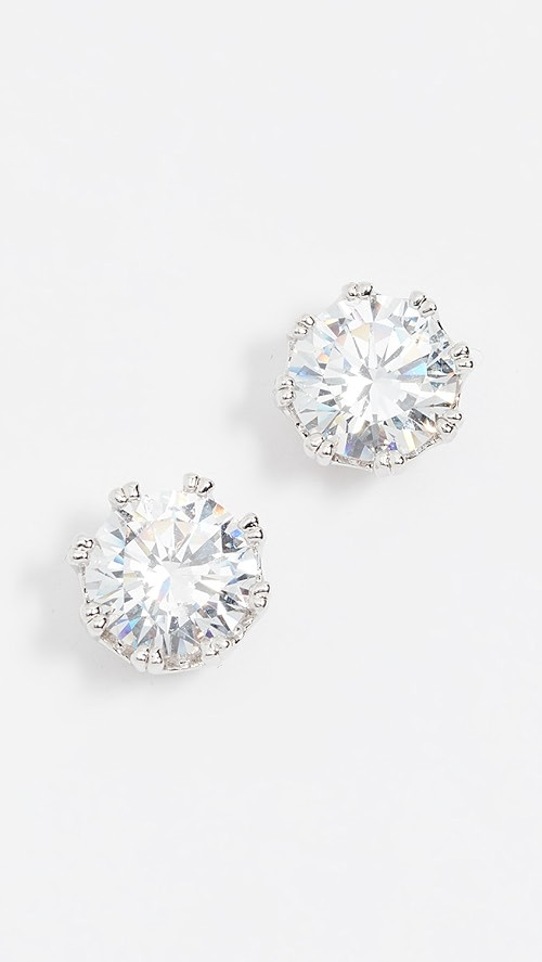Kenneth Jay Lane Round CZ Stud Earrings | SHOPBOP | Shopbop