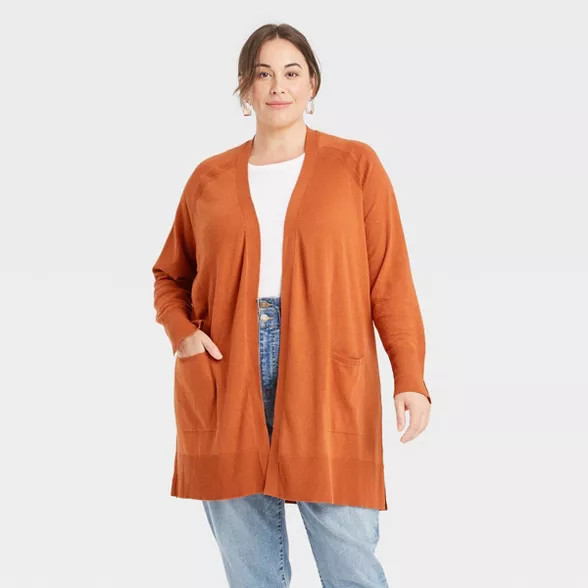 Women's Plus Size Cardigan - Ava & Viv™ | Target