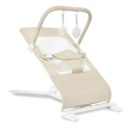Baby Delight Alpine Deluxe Portable Baby Bouncer, for Infants 0-6 Months, Organic Oat | Walmart (US)