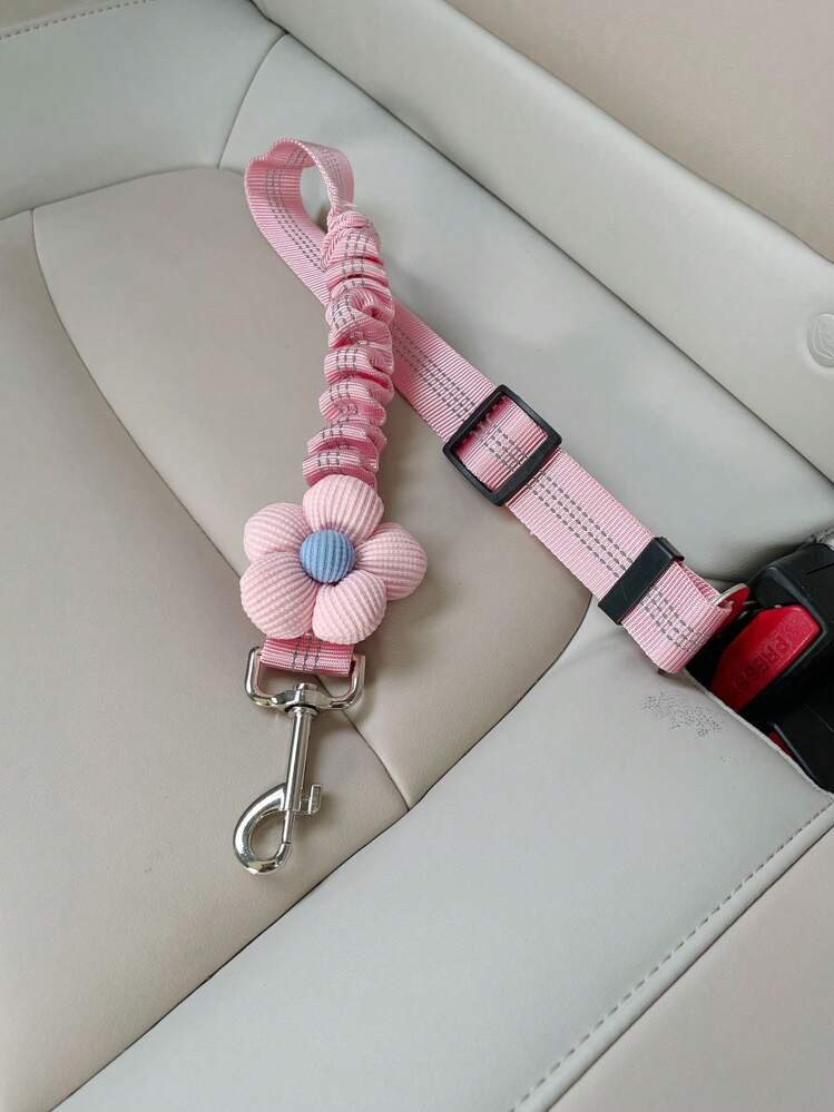 1pc Dog Car Belt Reflective Webbing Retractable Leash, Pet Cat Vehicle Travel Harness Lead,Car Accessories Women,Dog Accessories | SHEIN